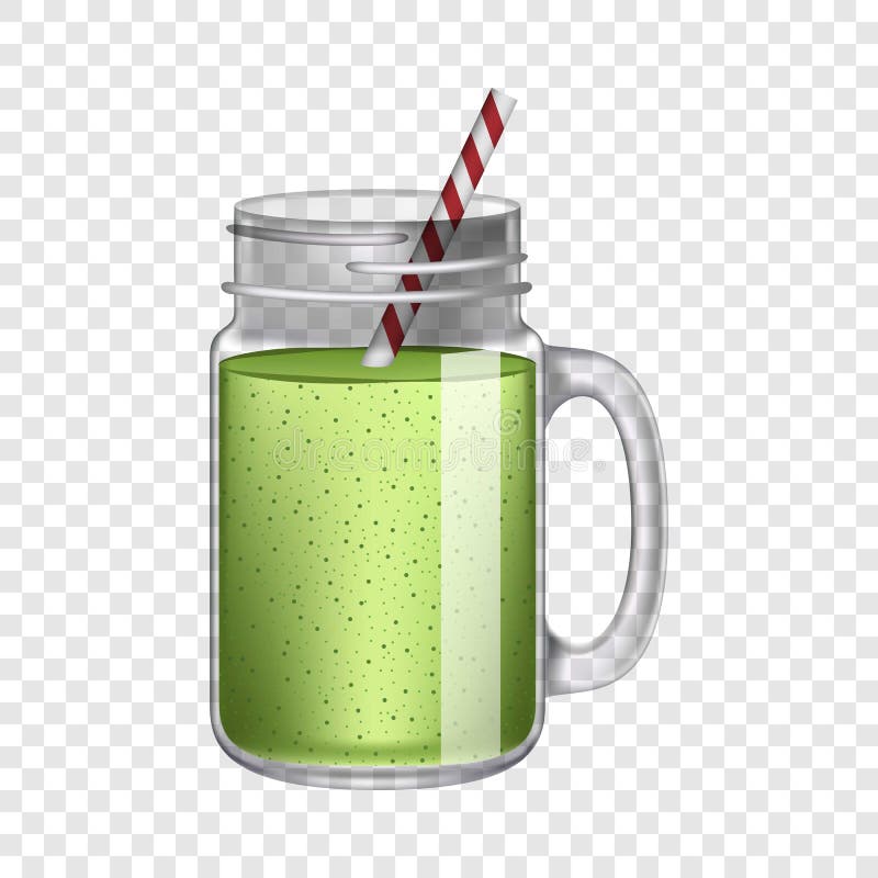 Download Green Smoothie Mockup, Realistic Style Stock Vector ...