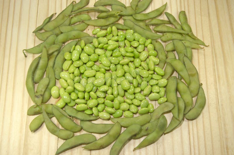 Green Soybean or Japanese Soybean Stock Image Image of health, cooking 57783195