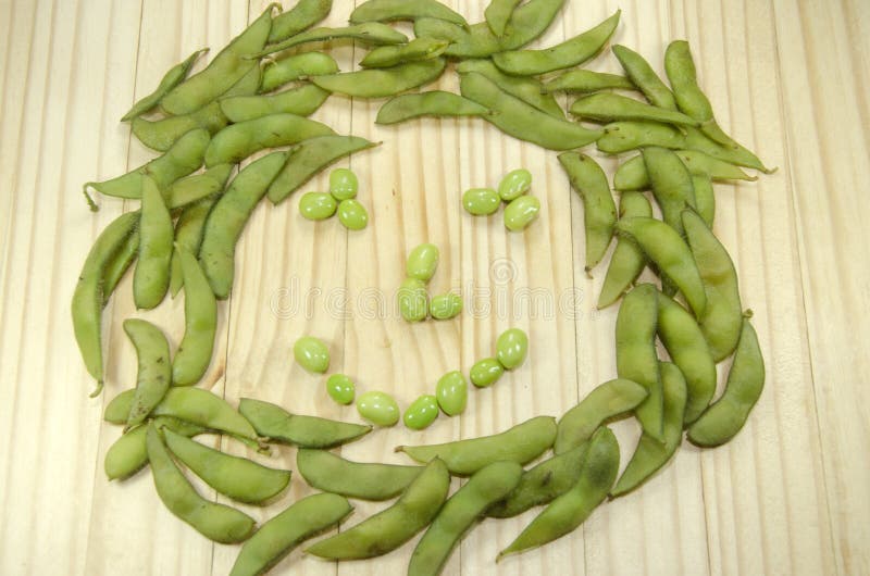 Green Soybean or Japanese Soybean Stock Image Image of soya, vegan