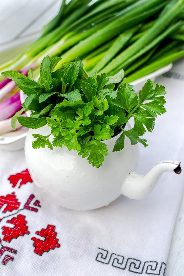 Green spices stock image. Image of fresh, grocery, vegetables 35094131