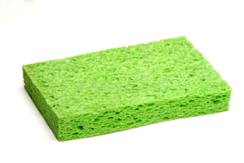 Green Sponge stock photo. Image of soft, kitchen, green 360740