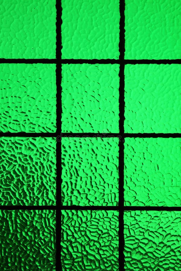 Green stained glass window stock photo. Image of modern 39938048
