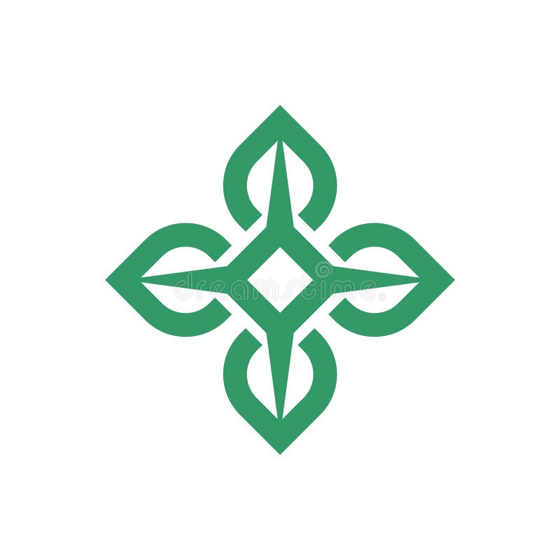 Green Star Energy Illustration Design. Vector EPS 10 Stock Vector