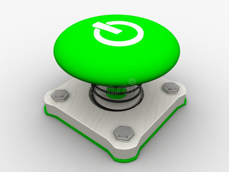 Green start button