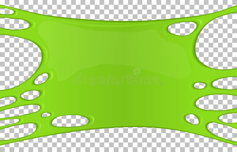 Green sticky slime banner with copy space stock illustration Green sticky slime banner with copy space stock illustration