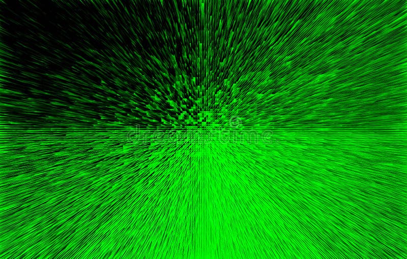 Green Stripes on a Black Background Stock Illustration Illustration