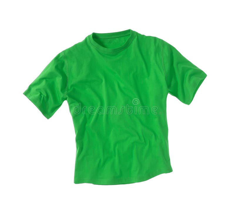 Green Tshirt stock photo. Image of fabric, shirt, textile 62788538