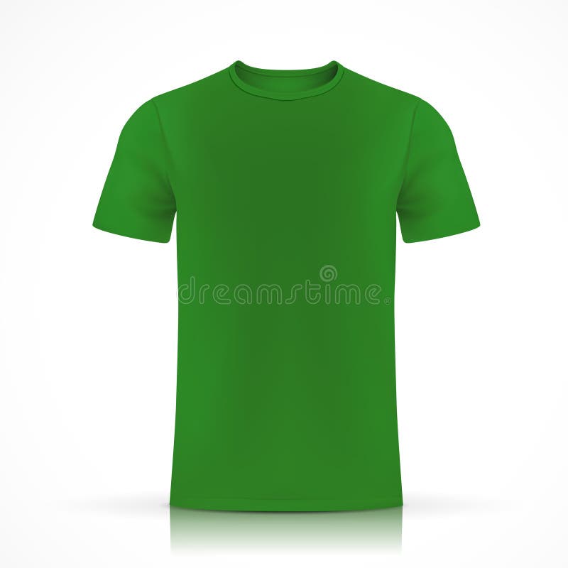 Green T-shirt template stock vector. Illustration of mesh - 44670198