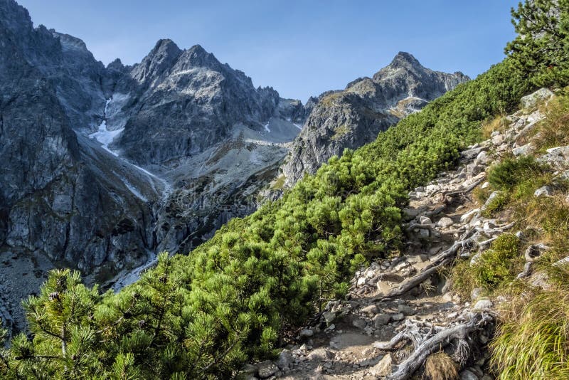 Green tarn valley, High Tatras mountains, Slovakia