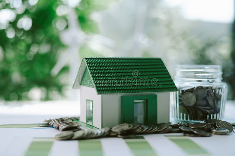 Green tax, bank new concept of green finance to invest in sustainable development projects, fostering social growth and royalty free stock photo