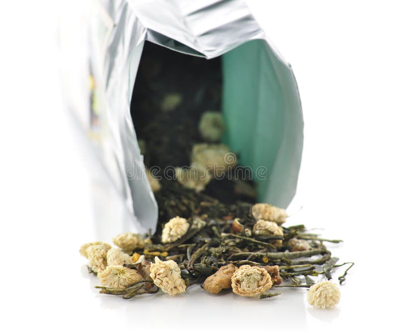 Green tea stock image