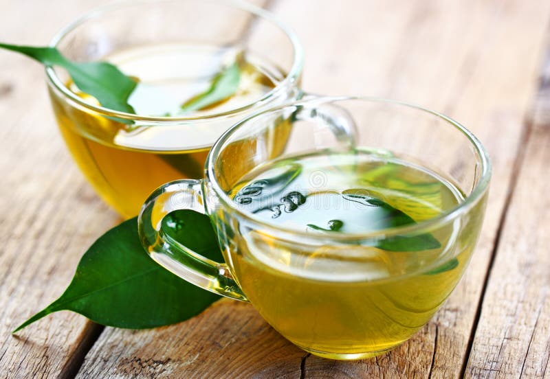 Green tea stock photo. Image of herbal, glass, delicate 1509590