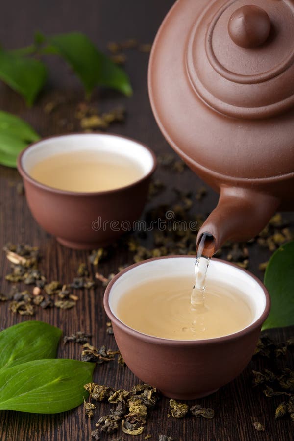 Chinese tea stock image. Image of clay, black, detoxify 32193091