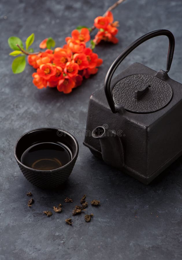 Green tea. stock photo. Image of healthy, blossoms, asia 71637534