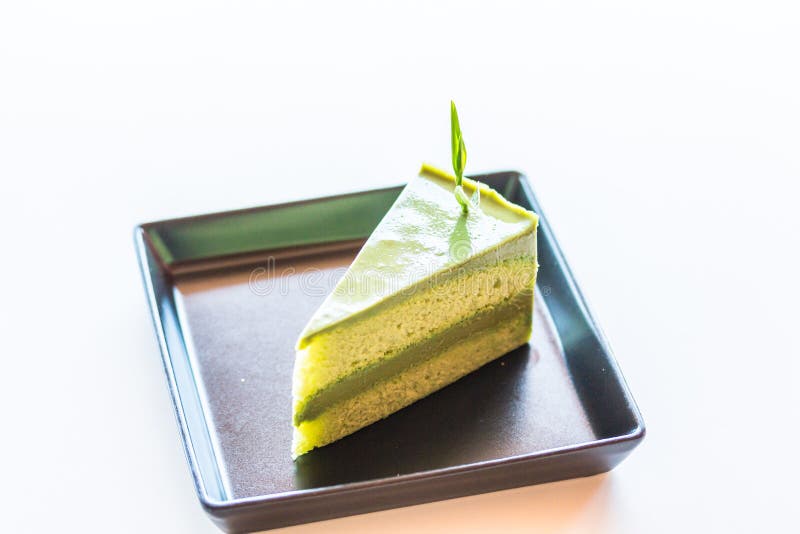 Green tea cake stock photo. Image of bakery, cream, oriental 56169692
