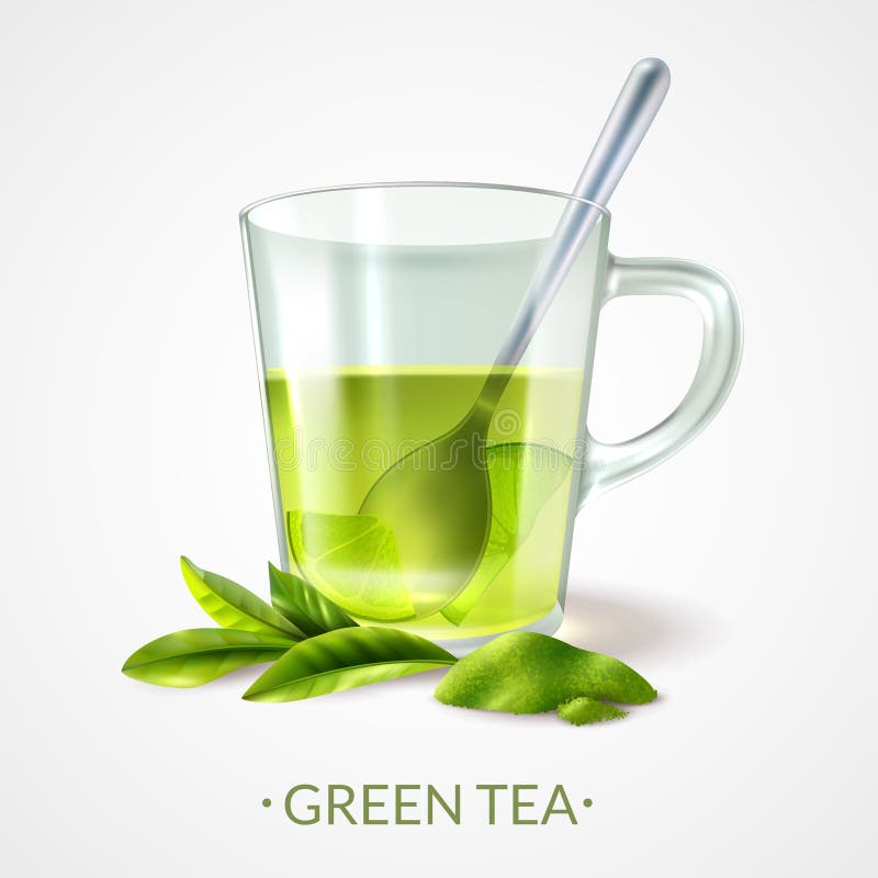 Green Tea Cup Composition