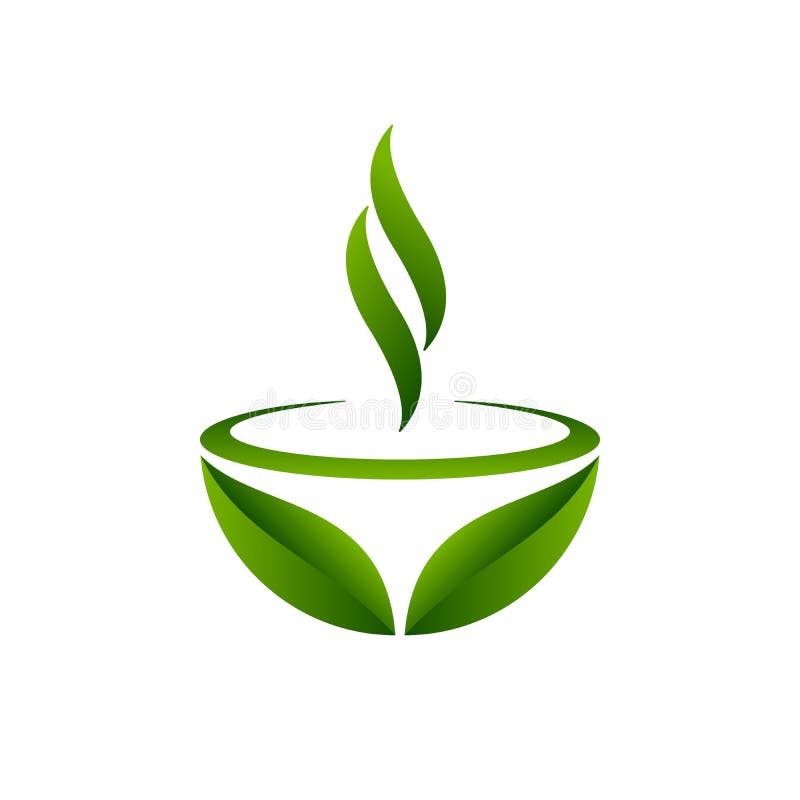 Green Tea Symbol, Illustration Stock Vector Illustration of organic