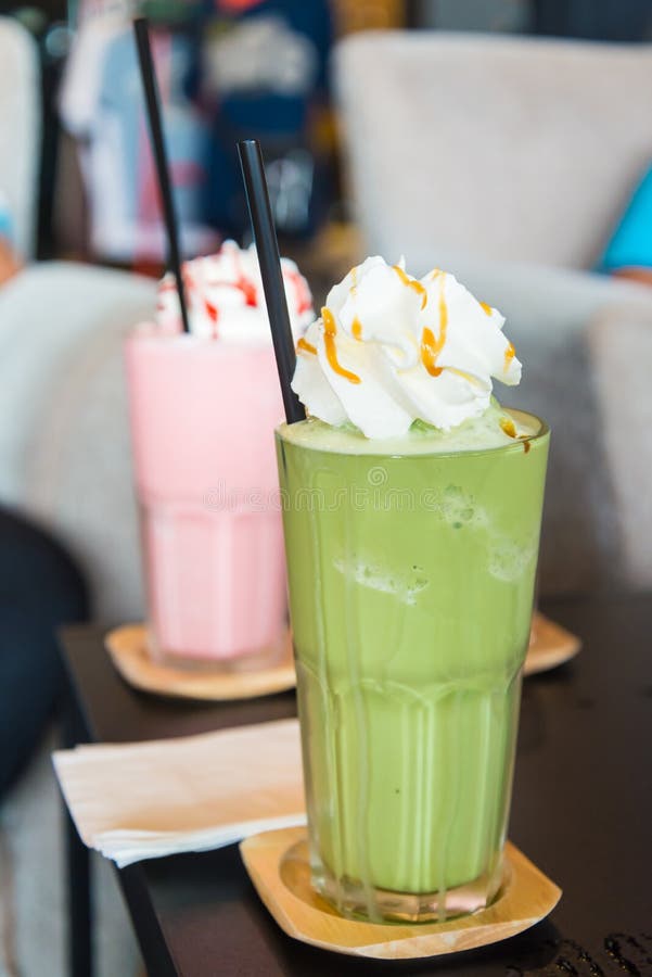 green tea frappe