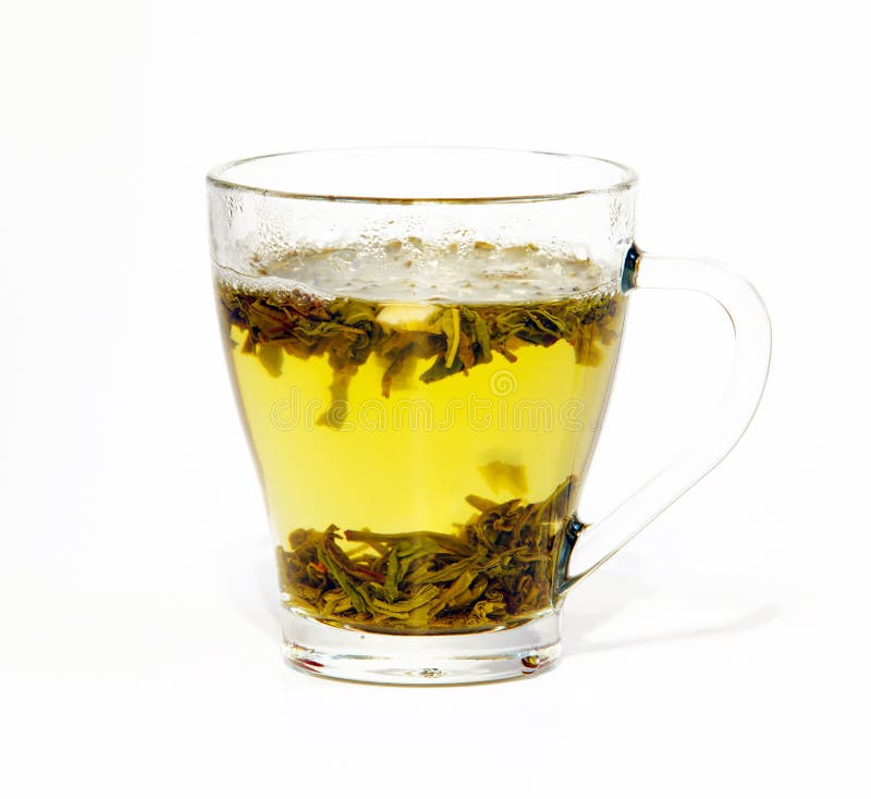 Green tea in glass cup stock image. Image of indian, glass 22413013