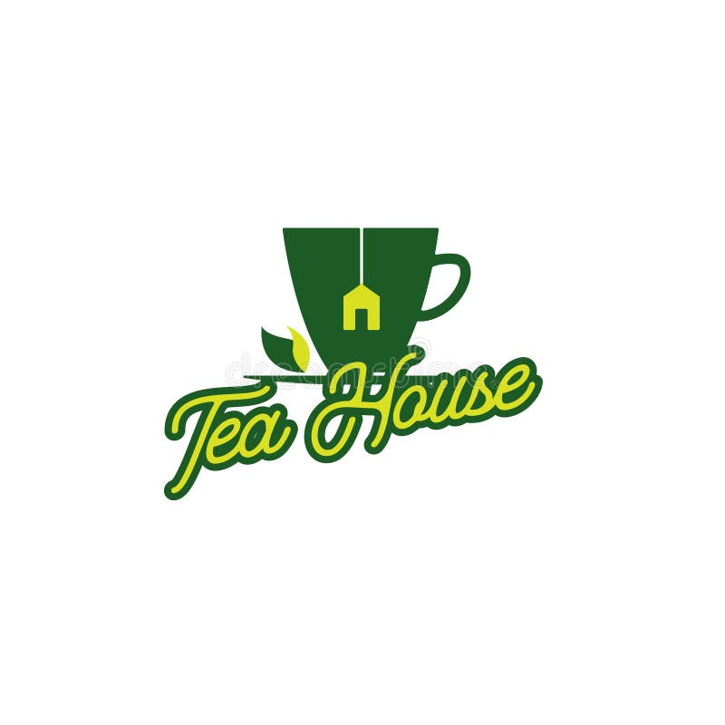 Green Tea House Logo Stock Illustrations 533 Green Tea House Logo