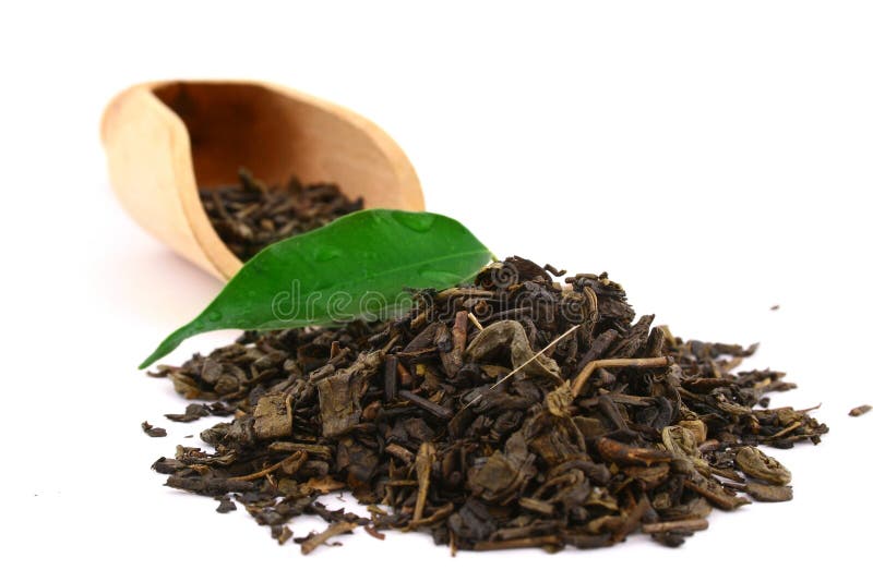 Japanese Green Tea First Flush Leaves Stock Image Image of medicine