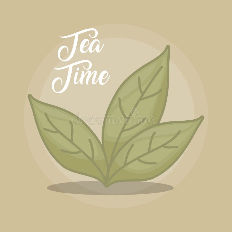 Green tea leaves design stock vector. Illustration of herbal 110593665