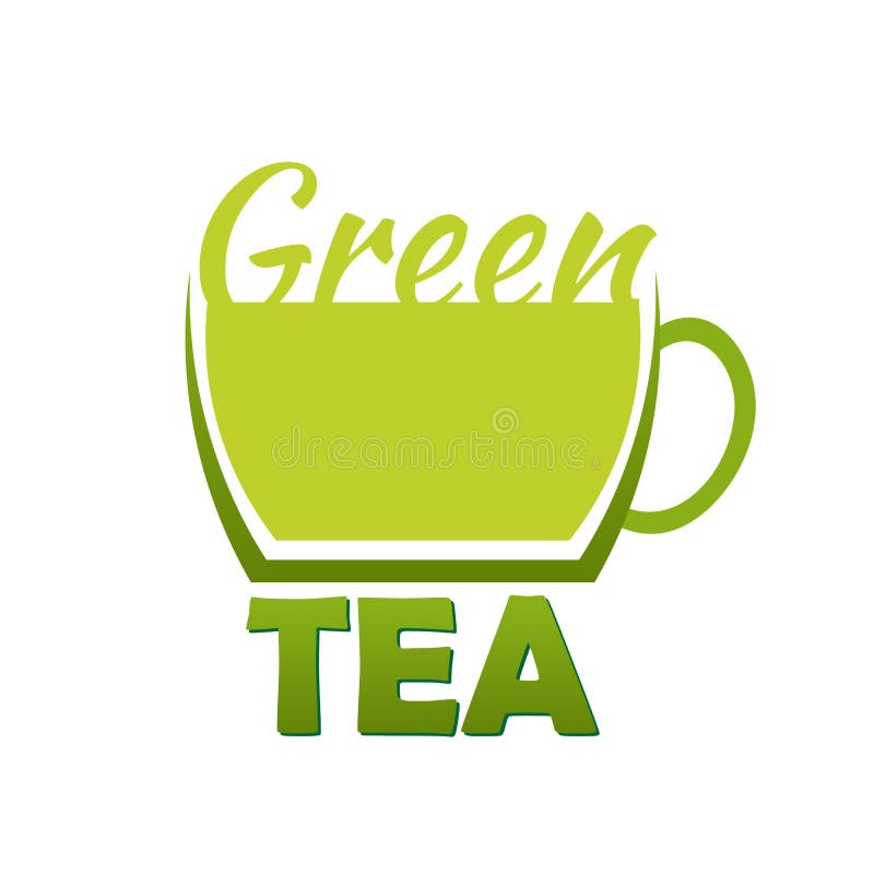 Green Tea Logo Company. Vector Logo Illustration. Stock Illustration
