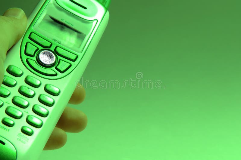 Green Telephone royalty free stock photography Green Telephone royalty free stock photography