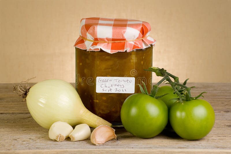 Green tomato chutney