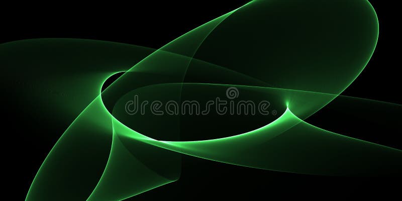 Green Transparency gradient abstract wave background stock illustration
