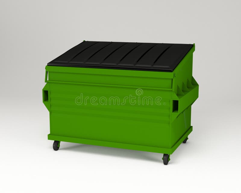 Green trashbox