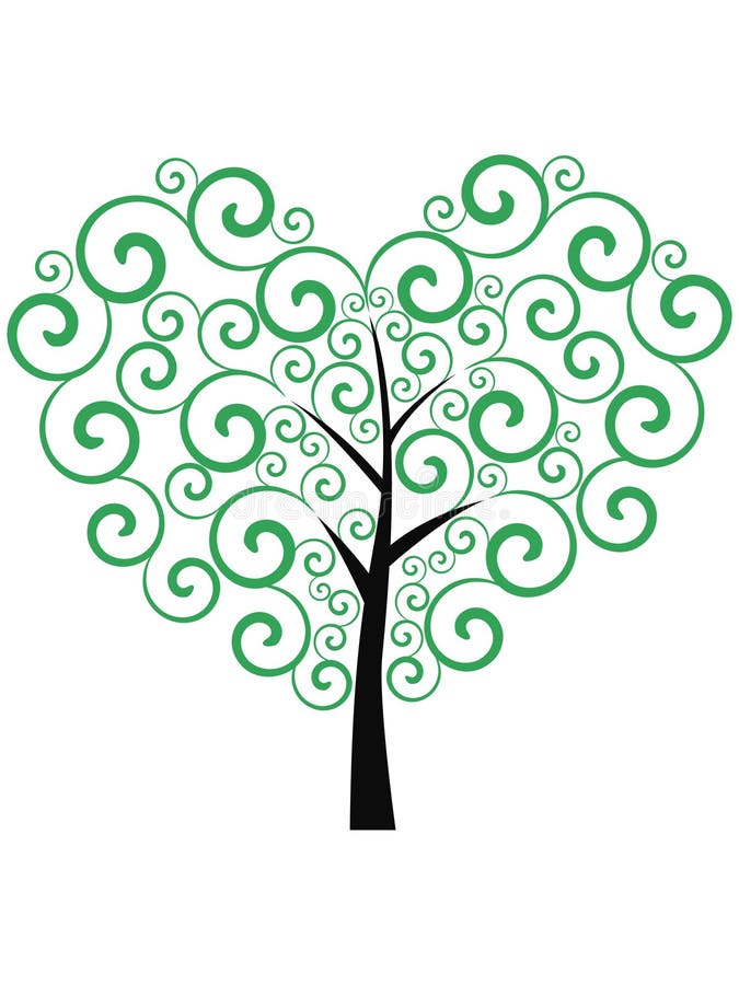 Green tree of love