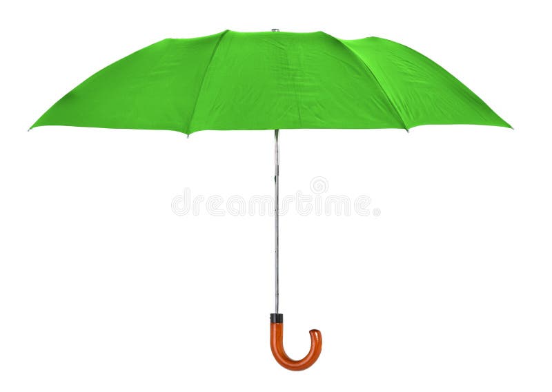 Bright Green Umbrella stock photo. Image of autumn, meteorology 7700844