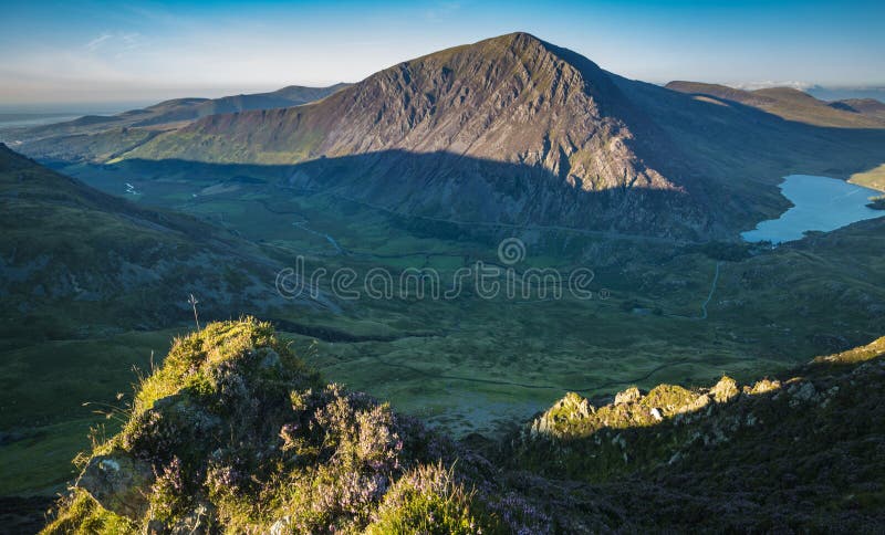 Green Valley of Snowdonia in North Wales, UK royalty free stock image Green Valley of Snowdonia in North Wales, UK royalty free stock image