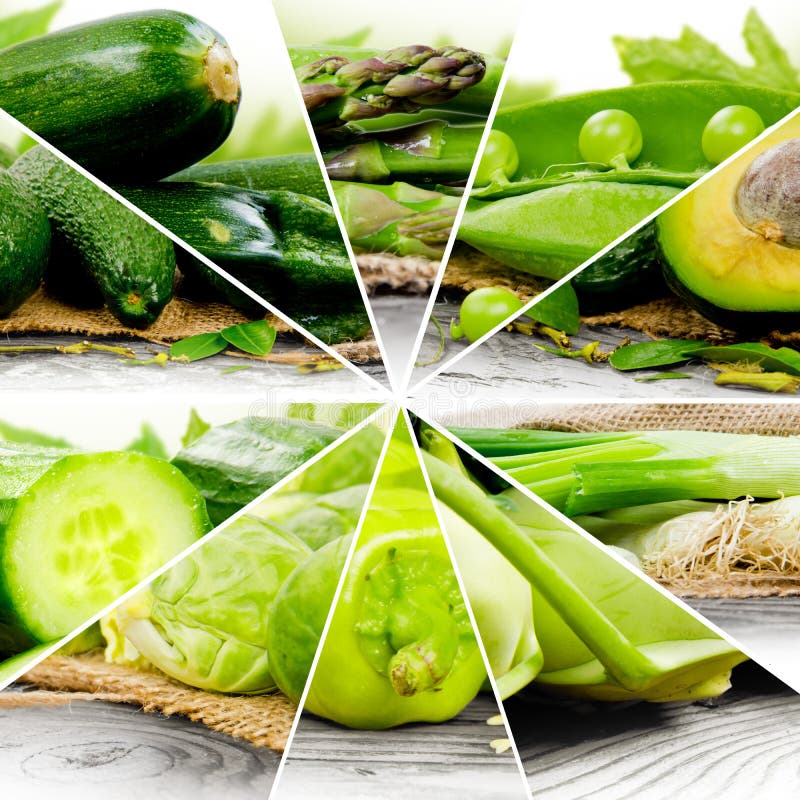 Green Vegetable Mix stock photo. Image of horizontal 65267098