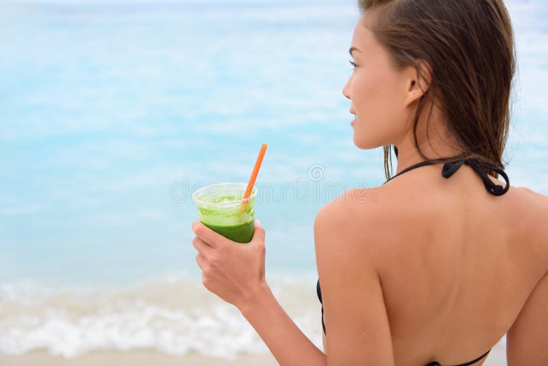 Green Vegetable Smoothie Woman Drinking Detox Stock Image Image Of Fitness Drinking 51514067 