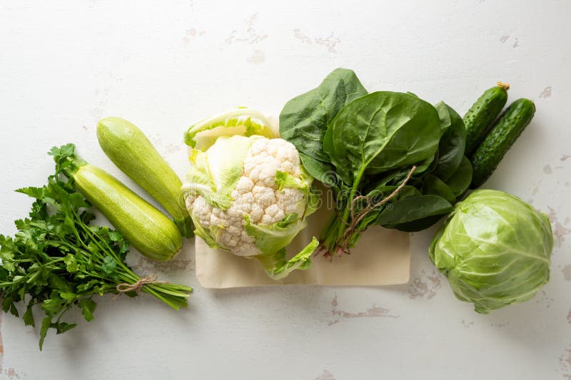 Green Vegetables Set O Light Surface, Detox Concept Stock Image Image of space, organic 180762833
