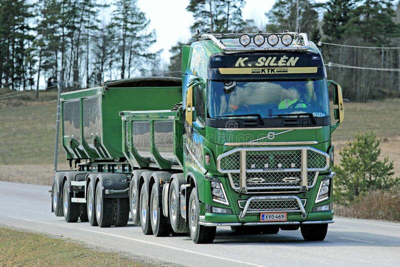 Raasepori, Finland. May 27, 2021. Volvo Trucks Finland presents new Volvo  FMX 540 Xpro Winter as part of their new range Stock Photo - Alamy