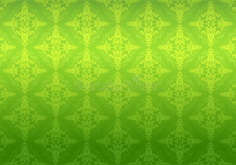 Green wallpaper pattern