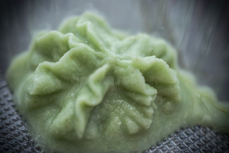 Green Wasabi Sauce stock photo. Image of east, eating 149928074