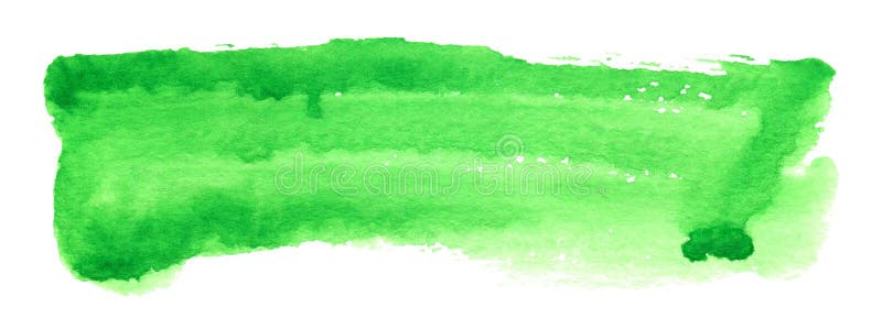 Green Watercolor Cloud. Abstract Background for Text or Logo Isolated ...