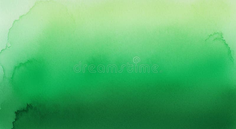 Green watercolor texture with a gradient effect transitioning from light lime at the top vector illustration
