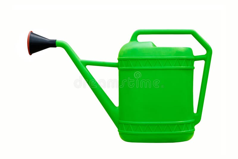 Green watering can stock photo. Image of water, garden - 14341400