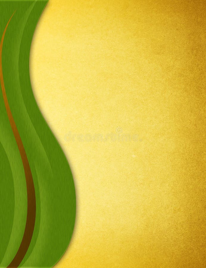 Green waves background