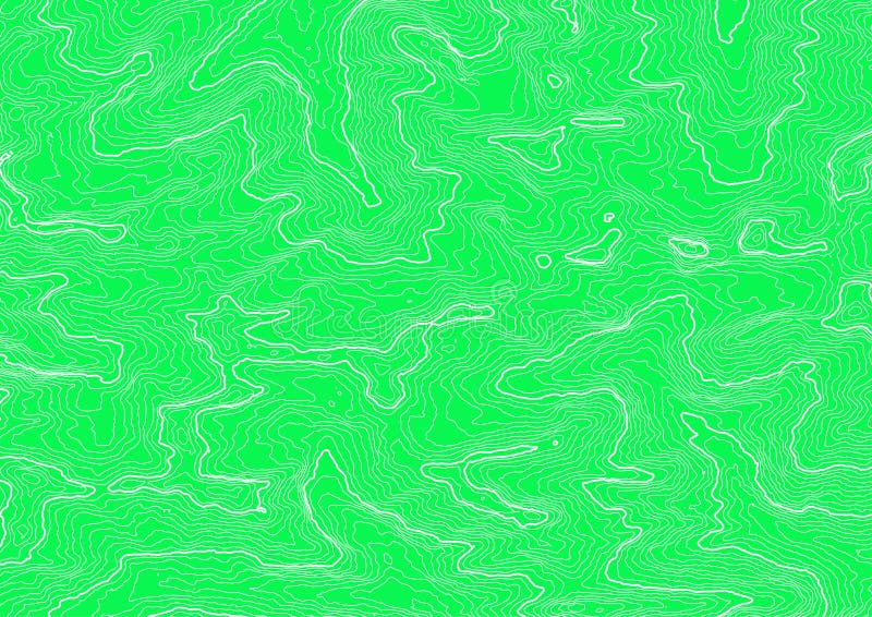 An Green And White Topographic Map Lines 50 M Level Curves Contour Terrain Path Travel Background Geographic Abstract Grid Stock Illustration Illustration Of Relief Extreme