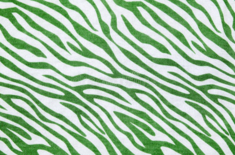 green zebra print