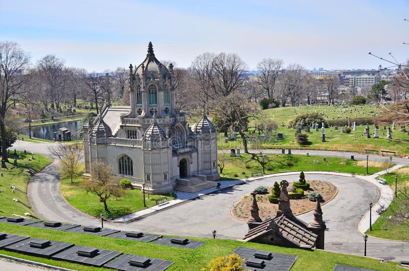 GreenWood Cemetery Chapel, Brooklyn, NY Stock Photo Image of scene