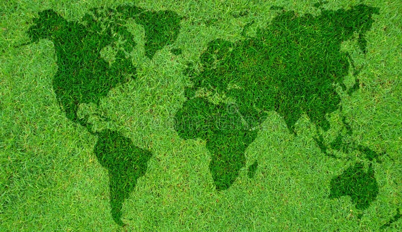 green world map