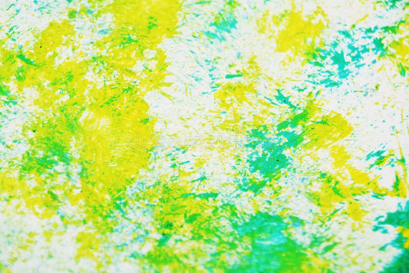 Green yellow gray contrasting hues painting watercolor background, the colors are placed at random. Hypnotic romantic texture and background. Green yellow gray contrasting hues painting watercolor background, the colors are placed at random. Hypnotic romantic texture and background.