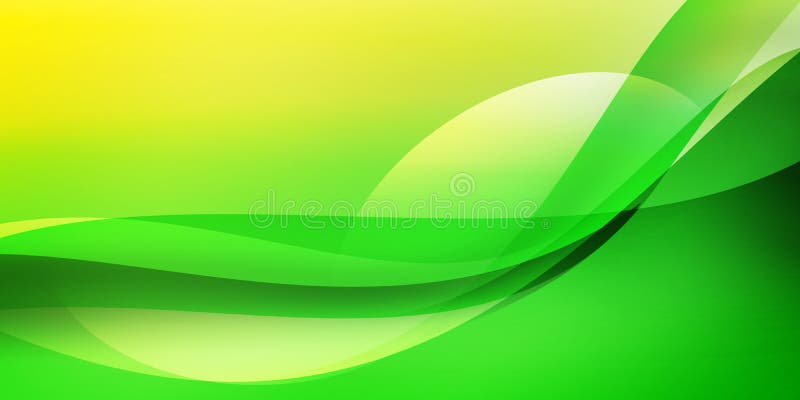 Green and Yellow Modern Glowing Bright Shapes Abstract Backdrop ...